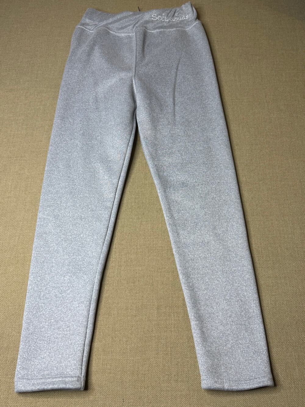 Sofclouds Women’s Size 2 Gray Fleece Lined Thermal Leggings Winter Pants